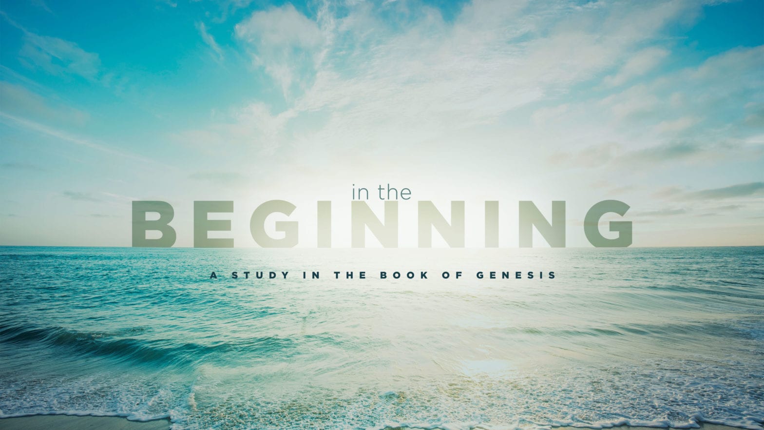 my take on the “In The Beginning” series